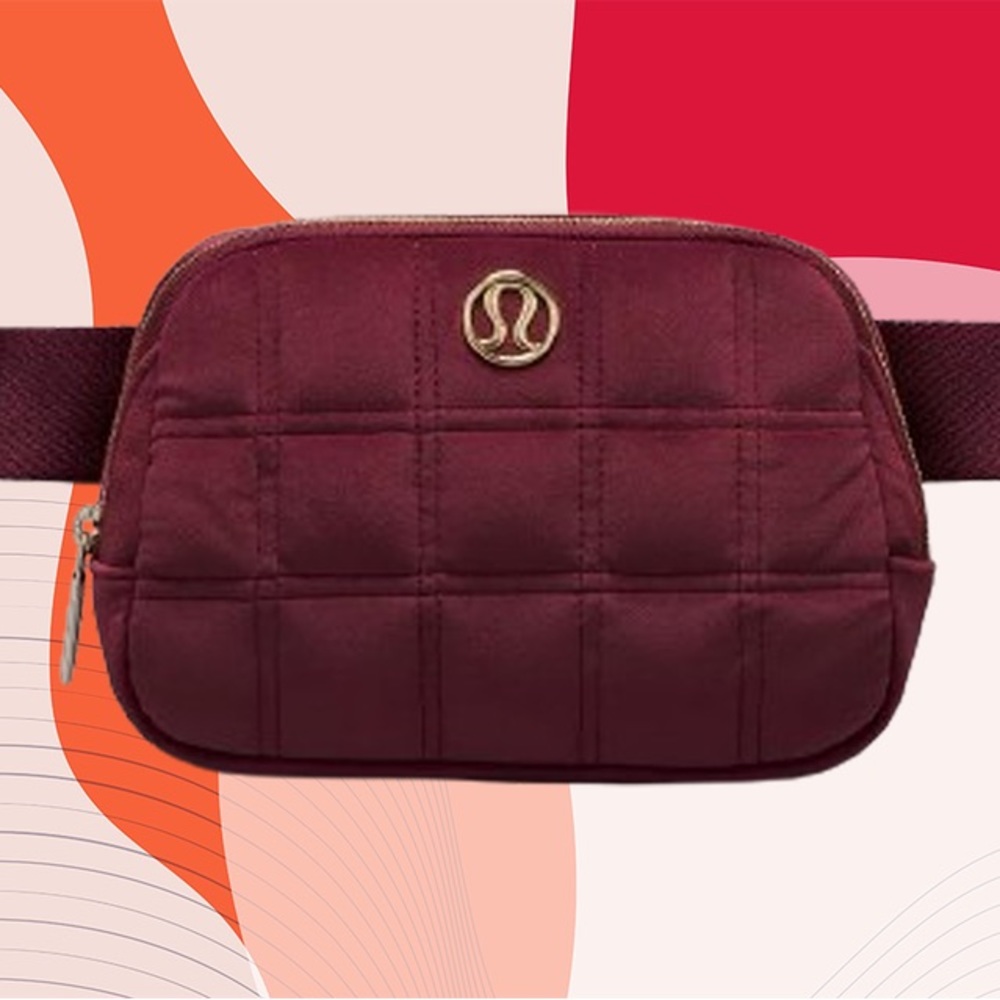 Lululemon Velour Belt Bag Burgundy NWT - Picture 6 of 10